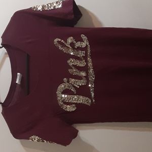 Victoria's secret sequin shirt